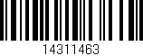 Código de barras (EAN, GTIN, SKU, ISBN): '14311463'