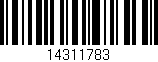Código de barras (EAN, GTIN, SKU, ISBN): '14311783'