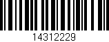 Código de barras (EAN, GTIN, SKU, ISBN): '14312229'