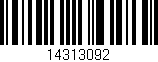 Código de barras (EAN, GTIN, SKU, ISBN): '14313092'