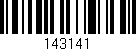 Código de barras (EAN, GTIN, SKU, ISBN): '143141'