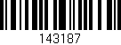 Código de barras (EAN, GTIN, SKU, ISBN): '143187'