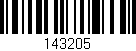 Código de barras (EAN, GTIN, SKU, ISBN): '143205'