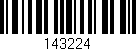 Código de barras (EAN, GTIN, SKU, ISBN): '143224'