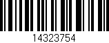 Código de barras (EAN, GTIN, SKU, ISBN): '14323754'
