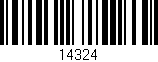 Código de barras (EAN, GTIN, SKU, ISBN): '14324'