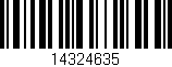 Código de barras (EAN, GTIN, SKU, ISBN): '14324635'