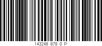 Código de barras (EAN, GTIN, SKU, ISBN): '143248_879_0_P'