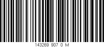 Código de barras (EAN, GTIN, SKU, ISBN): '143269_907_0_M'