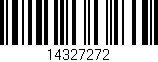 Código de barras (EAN, GTIN, SKU, ISBN): '14327272'