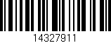 Código de barras (EAN, GTIN, SKU, ISBN): '14327911'