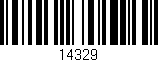 Código de barras (EAN, GTIN, SKU, ISBN): '14329'