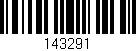 Código de barras (EAN, GTIN, SKU, ISBN): '143291'
