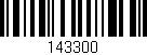 Código de barras (EAN, GTIN, SKU, ISBN): '143300'
