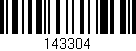 Código de barras (EAN, GTIN, SKU, ISBN): '143304'