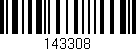Código de barras (EAN, GTIN, SKU, ISBN): '143308'