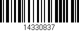Código de barras (EAN, GTIN, SKU, ISBN): '14330837'