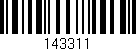 Código de barras (EAN, GTIN, SKU, ISBN): '143311'