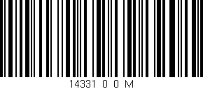 Código de barras (EAN, GTIN, SKU, ISBN): '14331_0_0_M'