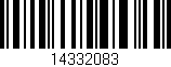 Código de barras (EAN, GTIN, SKU, ISBN): '14332083'