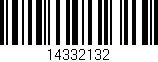 Código de barras (EAN, GTIN, SKU, ISBN): '14332132'