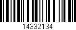 Código de barras (EAN, GTIN, SKU, ISBN): '14332134'