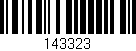 Código de barras (EAN, GTIN, SKU, ISBN): '143323'
