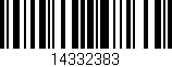 Código de barras (EAN, GTIN, SKU, ISBN): '14332383'