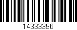 Código de barras (EAN, GTIN, SKU, ISBN): '14333396'