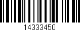 Código de barras (EAN, GTIN, SKU, ISBN): '14333450'