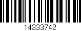 Código de barras (EAN, GTIN, SKU, ISBN): '14333742'