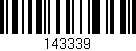 Código de barras (EAN, GTIN, SKU, ISBN): '143339'