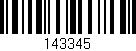Código de barras (EAN, GTIN, SKU, ISBN): '143345'