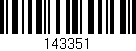 Código de barras (EAN, GTIN, SKU, ISBN): '143351'