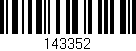 Código de barras (EAN, GTIN, SKU, ISBN): '143352'