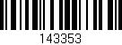 Código de barras (EAN, GTIN, SKU, ISBN): '143353'
