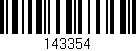Código de barras (EAN, GTIN, SKU, ISBN): '143354'