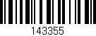 Código de barras (EAN, GTIN, SKU, ISBN): '143355'