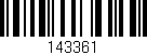 Código de barras (EAN, GTIN, SKU, ISBN): '143361'