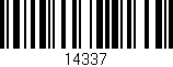 Código de barras (EAN, GTIN, SKU, ISBN): '14337'