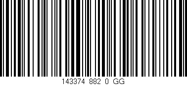 Código de barras (EAN, GTIN, SKU, ISBN): '143374_882_0_GG'