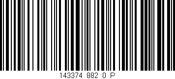 Código de barras (EAN, GTIN, SKU, ISBN): '143374_882_0_P'