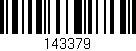 Código de barras (EAN, GTIN, SKU, ISBN): '143379'