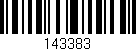 Código de barras (EAN, GTIN, SKU, ISBN): '143383'