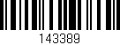 Código de barras (EAN, GTIN, SKU, ISBN): '143389'
