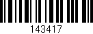 Código de barras (EAN, GTIN, SKU, ISBN): '143417'