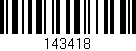 Código de barras (EAN, GTIN, SKU, ISBN): '143418'