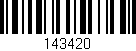 Código de barras (EAN, GTIN, SKU, ISBN): '143420'
