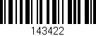 Código de barras (EAN, GTIN, SKU, ISBN): '143422'
