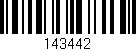 Código de barras (EAN, GTIN, SKU, ISBN): '143442'